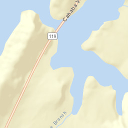 Bridgeton Alabama Street Map