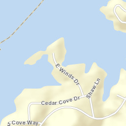 Cedar Cove Estates Alabama Street Map