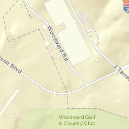 Woodward Alabama Street Map