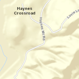 Haynes Crossroad Alabama Street Map