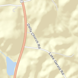 Delta Alabama Street Map