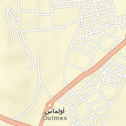 Oulmes Street Map