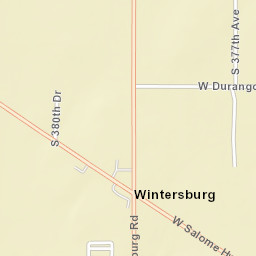 Wintersburg Arizona Street Map