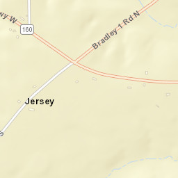 Jersey Arkansas Street Map