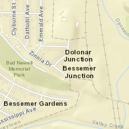 Bessemer Junction Alabama Street Map