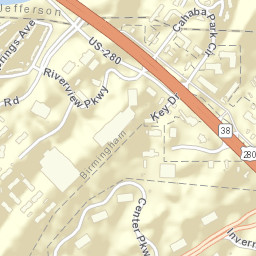 Cahaba Commons Alabama Street Map