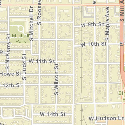 Tempe Junction Arizona Street Map