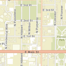 Mesa Arizona Street Map