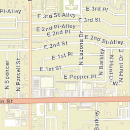 Lazona Trailer Court Arizona Street Map