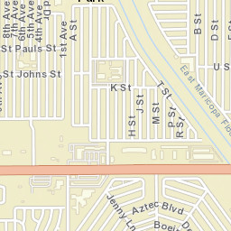 Greenfield Park Arizona Street Map