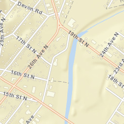 2705 19th Street North, Hueytown, AL Street Map