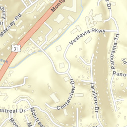 Montreat Alabama Street Map