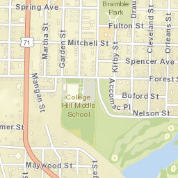 1101-1199 Prince Street Texarkana AR Street Map