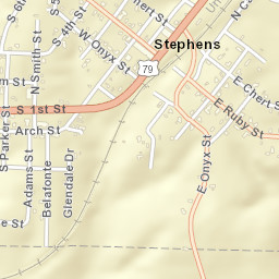 Stephens Arkansas Street Map