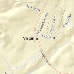 Virginia Alabama Street Map