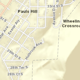 Pauls Hill Alabama Street Map