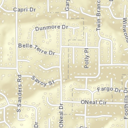 Belle Terre Alabama Street Map