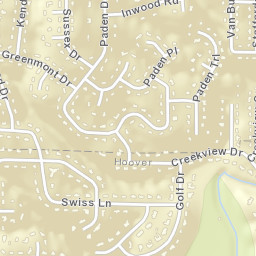 Plantation Point Alabama Street Map