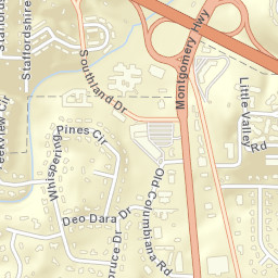 Hoover Alabama Street Map