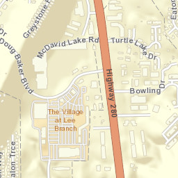 7036-7098 Champion Boulevard, Birmingham Street Map