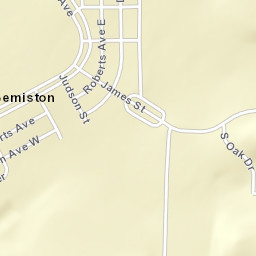 Bemiston Alabama Street Map