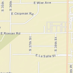 3826-3832 E La Salle St Phoenix AZ Street Map