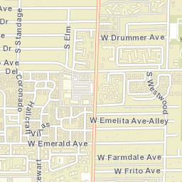 946-998 W Farmdale Ave Mesa AZ Street Map
