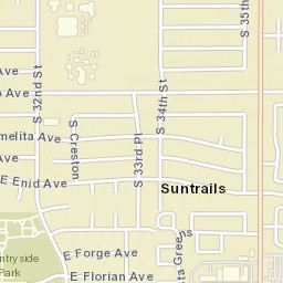 Suntrails Arizona Street Map