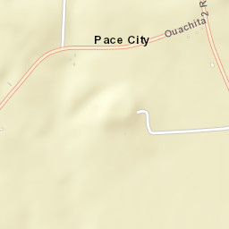 Pace City Arkansas Street Map