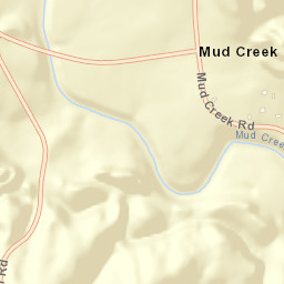 Mud Creek Alabama Street Map