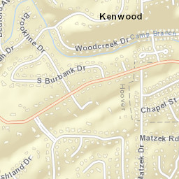 Kenwood Alabama Street Map