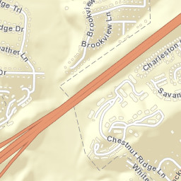 Cedar Crest Alabama Street Map