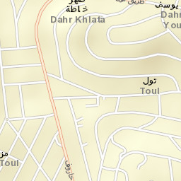 Caza de Nabatîyé Street Map