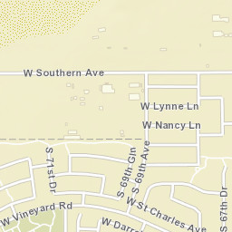 6407 South 71st Drive, Laveen, AZ 85339 Street Map