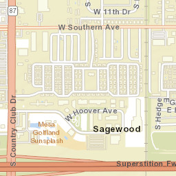 Sagewood Arizona Street Map