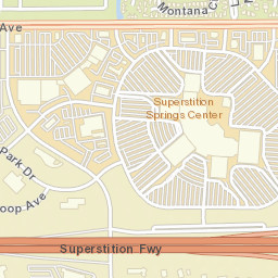 6200-6216 East Superstition Springs Boulevard, Mesa, AZ 85206 Street Map