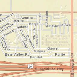 East Garnet Avenue, Mesa, AZ 85209, USA Street Map