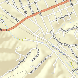 Globe Arizona Street Map
