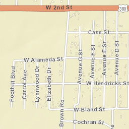 254-300 S Brown Rd, Roswell, NM 88203 Street Map