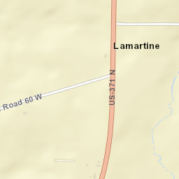Lamartine Arkansas Street Map
