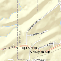 Valley Creek Alabama Street Map