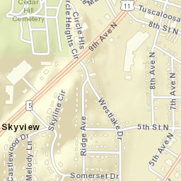 677 West Lake Drive, Bessemer, AL 35020 Street Map