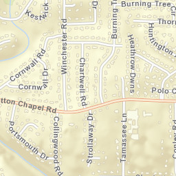 Polo Trace Alabama Street Map