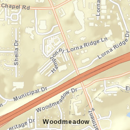 Forest Ridge Estates Alabama Street Map