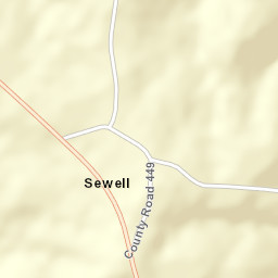 Sewell Alabama Street Map