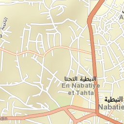 Nabatîyé et Tahta Street Map