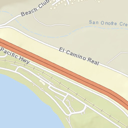 San Onofre California Street Map