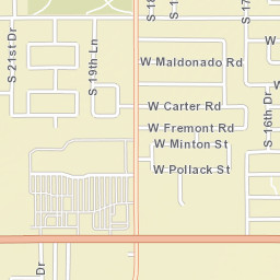 1815-1899 West Baseline Road, Phoenix, AZ Street Map