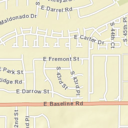 4317-4341 E Carter Dr Phoenix AZ Street Map
