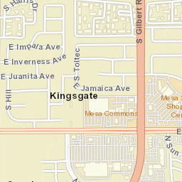 Kingsgate Arizona Street Map